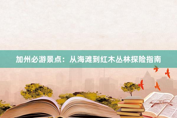 加州必游景点：从海滩到红木丛林探险指南